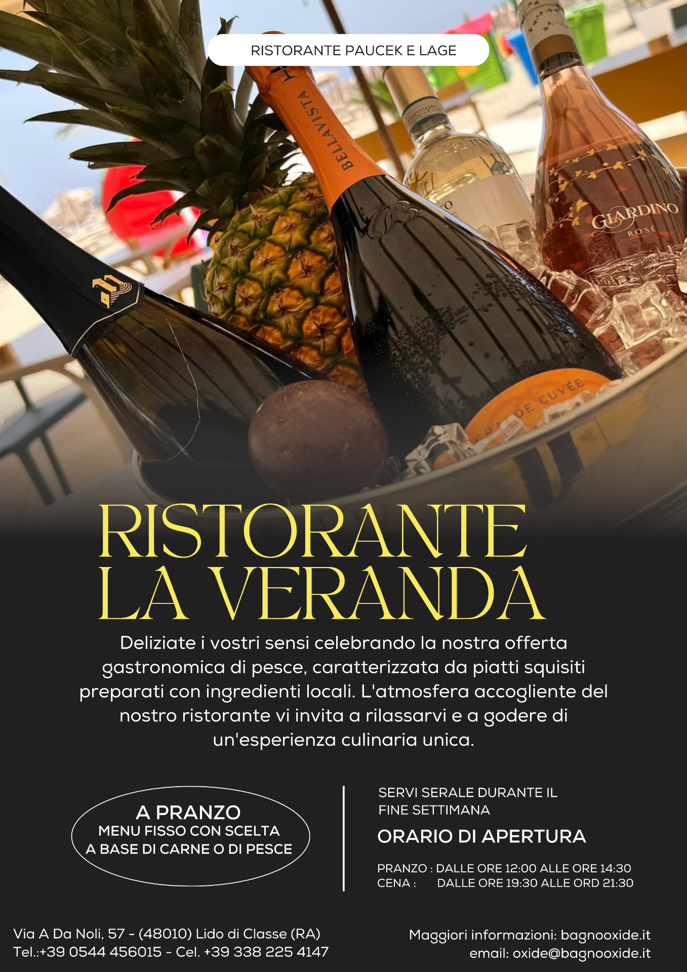 Ristorante "La Veranda by Nicola Frigato"